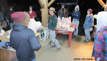 Jay Widmer giving a pre-fire talk
